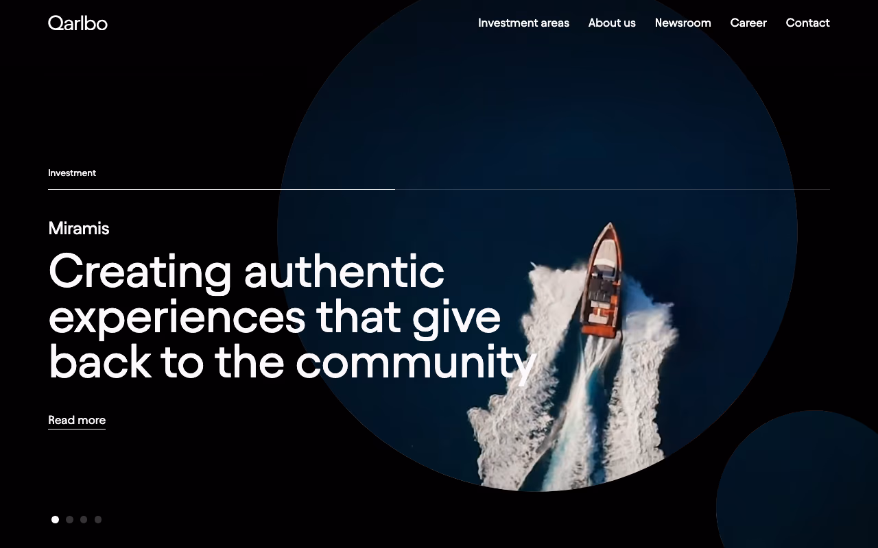Qarlbo website